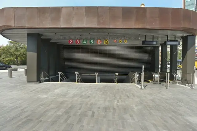 The new entrance is located near the Barclays Center, at Atlantic Ave and Flatbush Ave.